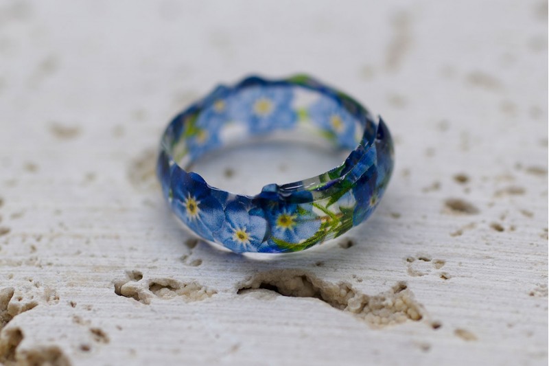 Forget-me-not ring