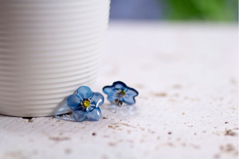 Forget-me-not studs